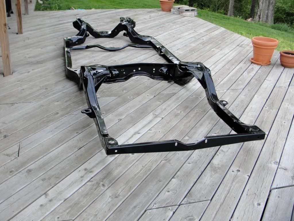 67 Chevelle frame blasted and powder coated 64-67 $700.00 - Lateral-g